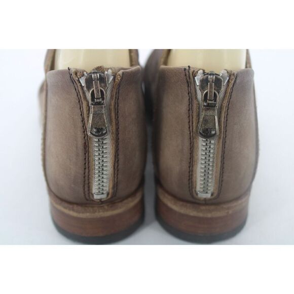 Free People Lost Valley Boots Women's 37 / 7 Brown Nubuck Leather Pointed Bootie - Picture 7 of 10